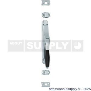 Intersteel 5620 pomp-espagnolet Ton 400 chroom mat-ebbenhout - S26007252 - afbeelding 1