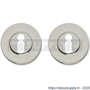 Intersteel Living 3156 sleutelrozetten verdekt diameter 50x8 mm nikkel - S26011372 - afbeelding 1