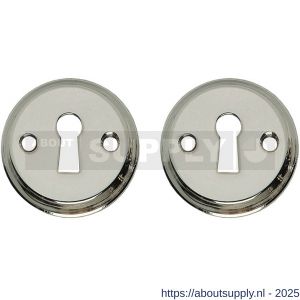 Intersteel Living 3173 sleutelrozetten diameter 50x5 mm nikkel - S26011123 - afbeelding 1