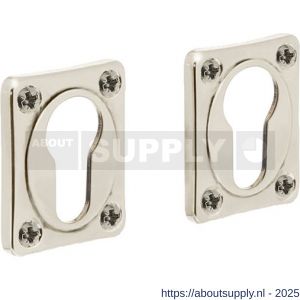 Intersteel Living 3183 cilinderrozetten 47x37x5 mm nikkel - S26011126 - afbeelding 1