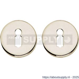 Intersteel Living 3186 sleutelrozetten verdekt diameter 49x7 mm nikkel - S26011127 - afbeelding 1