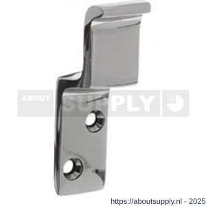 Intersteel 3700 sluitplaat met haak voor WC-overslag Vrij-Bezet nikkel - S26009095 - afbeelding 1