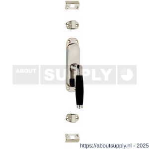 Intersteel 5620 kruk-espagnolet rechts Ton 222 nikkel-ebbenhout - S26000072 - afbeelding 1