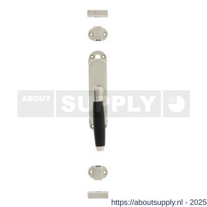 Intersteel 5620 kruk-espagnolet rechts Ton 400 nikkel-ebbenhout - S26000070 - afbeelding 1