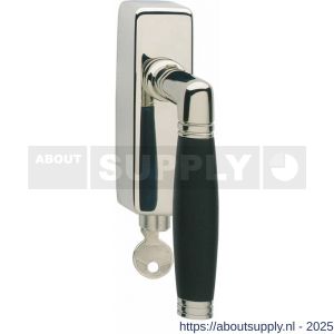 Intersteel Living 6616 raamkruk Ton 222 afsluitbaar op rechthoekige rozet nikkel - S26007723 - afbeelding 1