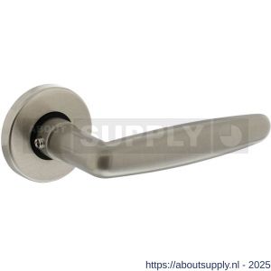 Intersteel Living 0225 deurkruk Sophie met rozet verdekt diameter 49x7 mm nikkel mat - S26008097 - afbeelding 1