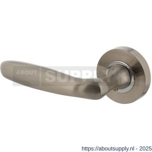 Intersteel 1692 deurkruk gatdeel links Bjorn op rozet verdekt diameter 52x10 mm met nokken nikkel mat - S26001159 - afbeelding 1