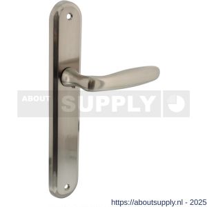 Intersteel 1692 deurkruk gatdeel rechts Bjorn op schild ovaal 242x43 mm blind nikkel mat - S26005106 - afbeelding 1