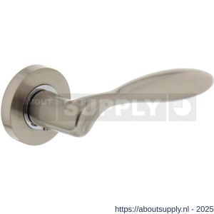 Intersteel Living 1695 deurkruk George op rozet verdekt diameter 52x10 mm met nokken nikkel mat - S26000449 - afbeelding 1
