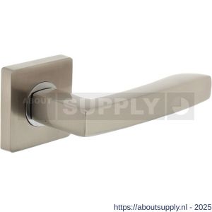 Intersteel 1714 deurkruk gatdeel rechts Dean op rozet verdekt 55x55x10 mm met nokken chroom-nikkel mat - S26005157 - afbeelding 1