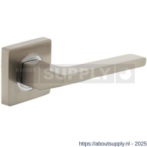 Intersteel Living 1715 deurkruk Ben op rozet verdekt 55x55x10 mm met nokken chroom-nikkel mat - S26005164 - afbeelding 1