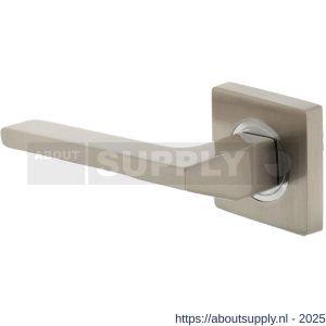 Intersteel 1715 deurkruk gatdeel links Ben op rozet verdekt 55x55x10 mm met nokken chroom-nikkel mat - S26005166 - afbeelding 1