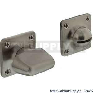 Intersteel Living 3183 WC-sluiting Basic 38x38x5 mm met stift 8x8 mm nikkel mat - S26007004 - afbeelding 1