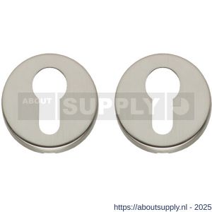 Intersteel Living 3186 cilinderrozetten verdekt diameter 49x7 mm nikkel mat - S26011132 - afbeelding 1