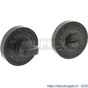 Intersteel Living 3178 WC-sluiting verdekt met rillen diameter 55x10 mm en nokken met stift 8x8 mm oud grijs - S26008156 - afbeelding 1