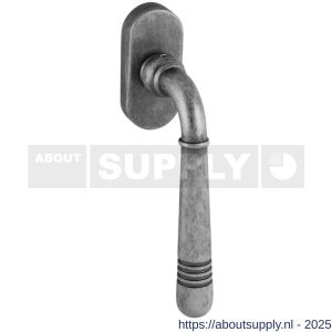 Intersteel Living 6170 raamkruk Helena op ovaal rozet oud grijs - S26005206 - afbeelding 1