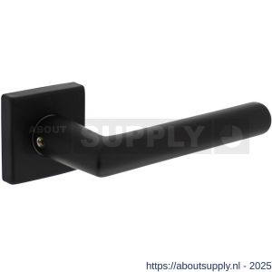 Intersteel Living 0058 deurkruk Broome met rozet verdekt 50x50x10 mm met nokken zwart - S26009126 - afbeelding 1