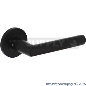 Intersteel Living 0103 deurkruk Jura op rozet verdekt diameter 55x8 mm met nokken zwart - S26008174 - afbeelding 1