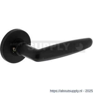 Intersteel Living 0225 deurkruk Sophie met rozet verdekt diameter 49x7 mm zwart - S26008184 - afbeelding 1