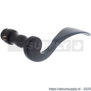 Intersteel 0292 deurkruk gatdeel rechts Lepel zwart - S26001343 - afbeelding 1