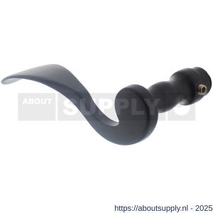 Intersteel 0292 deurkruk gatdeel links Lepel zwart - S26001344 - afbeelding 1