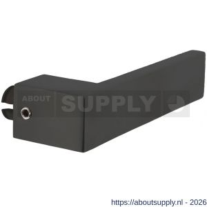 Intersteel 0571 deurkruk gatdeel Amsterdam structuur zwart - S26007012 - afbeelding 1