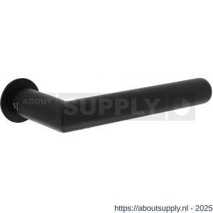 Intersteel Living 0920 deurkruk Jura met rozet zelfklevend diameter 30x3 mm structuur zwart - S26009408 - afbeelding 1