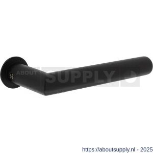 Intersteel 0920 deurkruk gatdeel Jura met rozet zelfklevend diameter 30x3 mm structuur zwart - S26010252 - afbeelding 1