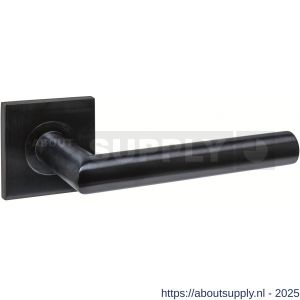 Intersteel 1034 deurkruk gatdeel rechts Q 04 op rozet verdekt 53x53x6 mm PVD zwart - S26011244 - afbeelding 1