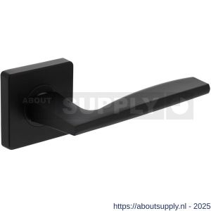 Intersteel Living 1710 deurkruk Apollo op rozet verdekt 55x55x10 mm met nokken zwart - S26006758 - afbeelding 1