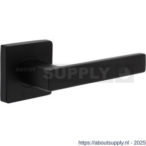 Intersteel Living 1713 deurkruk Hera op rozet verdekt 55x55x10 mm met nokken zwart - S26008256 - afbeelding 1