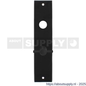 Intersteel 2568 kortschild rechthoekig 181x41x7 mm WC57/5 mm mat zwart - S26006768 - afbeelding 1