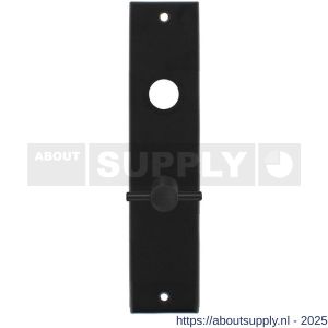 Intersteel 2568 kortschild rechthoekig 181x41x7 mm WC63/8 mm mat zwart - S26006769 - afbeelding 1