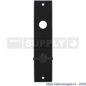 Intersteel 2568 kortschild rechthoekig 181x41x7 mm WC78/8 mm mat zwart - S26010317 - afbeelding 1