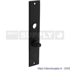 Intersteel 2577 langschild rechthoekig 236x44x6 mm WC63/8 mm mat zwart - S26006779 - afbeelding 1