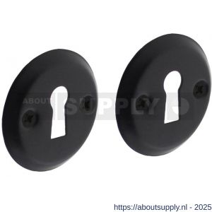 Intersteel Living 3173 sleutelrozetten diameter 50x5 mm zwart - S26011133 - afbeelding 1
