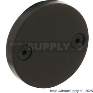 Intersteel 3175 afdekrozet diameter 55x8 mm PVD zwart - S26011334 - afbeelding 1