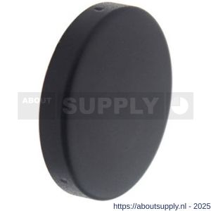 Intersteel Living 3410 afdekrozet verdekt diameter 53x9 mm structuur zwart - S26008277 - afbeelding 1
