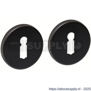 Intersteel Living 3410 sleutelrozetten verdekt diameter 53x9 mm structuur zwart - S26011075 - afbeelding 1