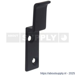 Intersteel 3700 sluitplaat met haak voor WC-overslag Vrij-Bezet zwart - S26005209 - afbeelding 1