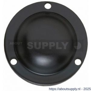 Intersteel Living 3975 afdekplaatje voor bout voordeurknop zwart - S26007547 - afbeelding 1