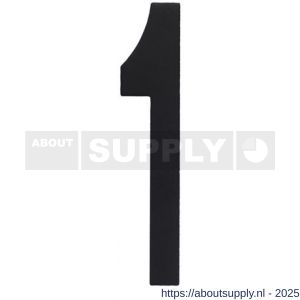 Intersteel Living 4020 huisnummer 1 150 mm RVS-structuur zwart - S26006817 - afbeelding 1