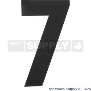 Intersteel Living 4021 huisnummer 7 XL hoogte 300 mm RVS structuur zwart - S26009183 - afbeelding 1