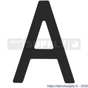 Intersteel Living 4026 huisletter A 100 mm RVS structuur zwart - S26009941 - afbeelding 1