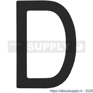 Intersteel Living 4026 huisletter D 100 mm RVS structuur zwart - S26009944 - afbeelding 1