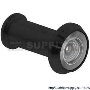 Intersteel Living 4055 deurspion 180 graden deurdikte 35-60 mm diameter 14 mm zwart - S26009946 - afbeelding 1