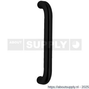 Intersteel Living 4333 deurgreep per stuk U-vorm 325x70x25 mm hart op hart 300 mm RVS structuur zwart - S26010332 - afbeelding 1