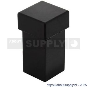 Intersteel Living 4421 deurstop vierkant 56x30x30 mm universele montage zwart - S26009197 - afbeelding 1
