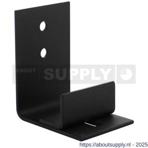 Intersteel Living 4501 verstelbare deurgeleider voor onderzijde schuifdeur zwart - S26008321 - afbeelding 1