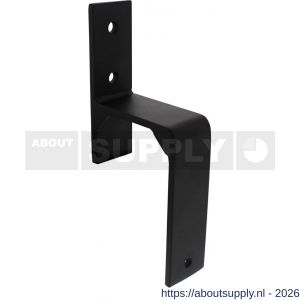 Intersteel Living 4501 set van 5 wandsteunen voor parallel geplaatste schuifdeuren mat zwart - S26008322 - afbeelding 1